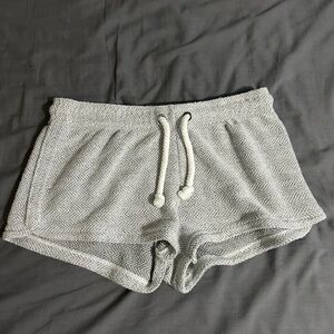 Ocean Drive Light Gray Knit Shorts